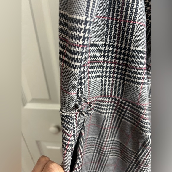 (D32) Modcloth Plaid fashion teaching classy sheath pencil dress with pockets - Picture 6 of 6